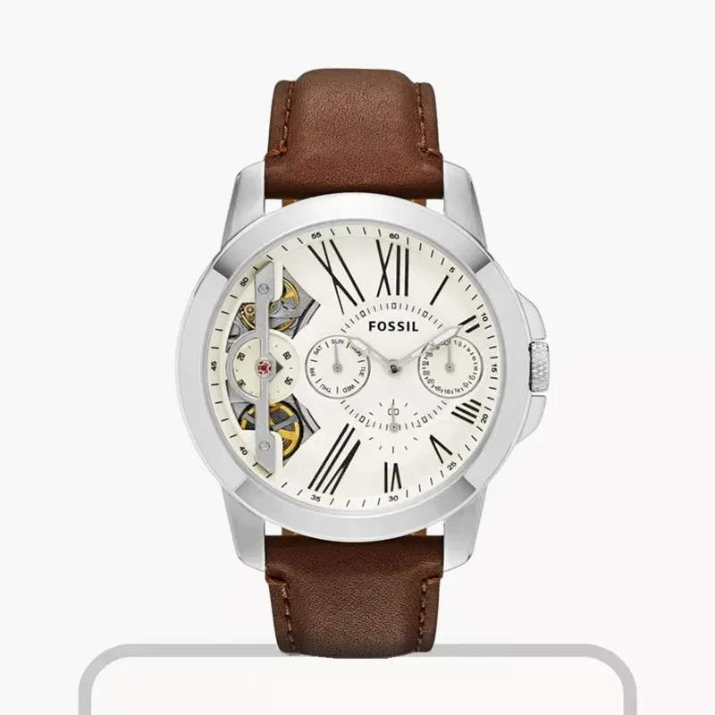 Fossil Grant Twist Multi-Function Beige Dial Men's Watch | ME1144